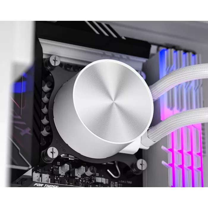 Система водяного охлаждения ID-Cooling FX240 Pro Soc-AM5/AM4/1200/1700/1851 белый 4-pin 35.2dB Al 300W Ret (FX240 PRO WHITE)
