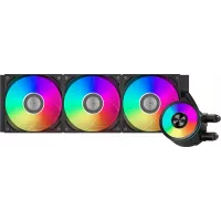 Система водяного охлаждения PcCooler DA360 Pro ARGB Soc-AM5/AM4/1200/1700/1851 черный 4-pin 33.8dB Al 300W Ret (DA360PRO-BKAWXX -GL)