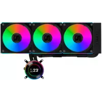 Система водяного охлаждения Lian-Li HydroShift II LCD-C 360CL ARGB Soc-AM5/AM4/1700/1851 черный 4-pin 31dB Al+Cu LCD Ret (G89.GHS2LCD36RB.R0)