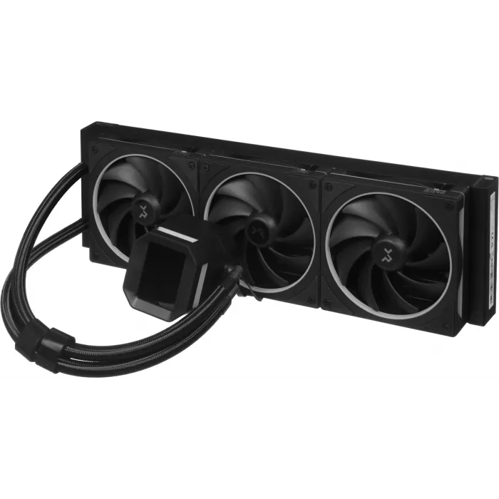 Система водяного охлаждения Deepcool LM360 ARGB Soc-AM5/AM4/1200/1700/1851 черный 4-pin 19-36dB Al LCD 250W 1729gr Ret (R-LM360-BKDMMC-1)