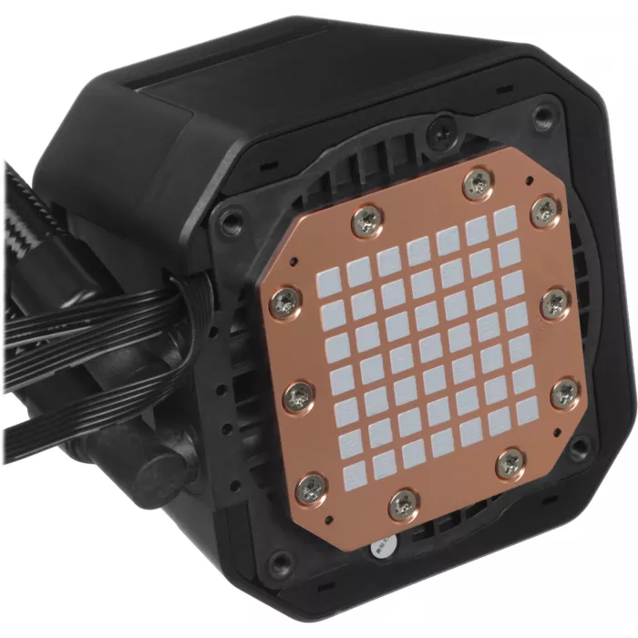 Система водяного охлаждения Deepcool LM360 ARGB Soc-AM5/AM4/1200/1700/1851 черный 4-pin 19-36dB Al LCD 250W 1729gr Ret (R-LM360-BKDMMC-1)