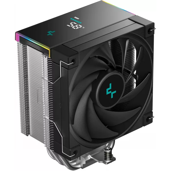Устройство охлаждения(кулер) Deepcool AK500S Digital SE ARGB Soc-AM5/AM4/1200/1700/1851 черный 4-pin 28dB Al+Cu LCD 240W 864gr Ret (R-AK500S-BKADMN-GJD)