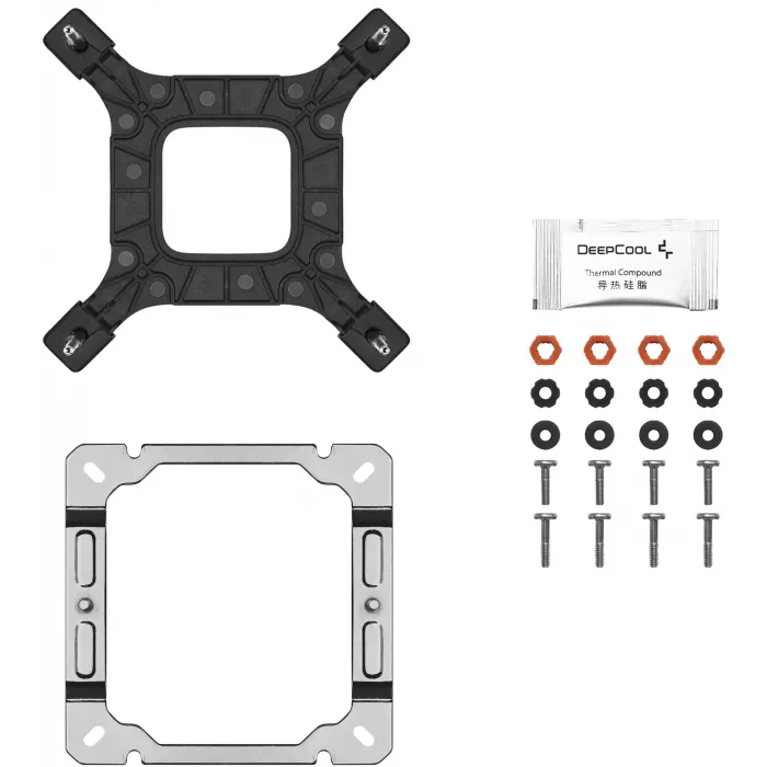 Устройство охлаждения(кулер) Deepcool AK500S Digital SE ARGB Soc-AM5/AM4/1200/1700/1851 черный 4-pin 28dB Al+Cu LCD 240W 864gr Ret (R-AK500S-BKADMN-GJD)