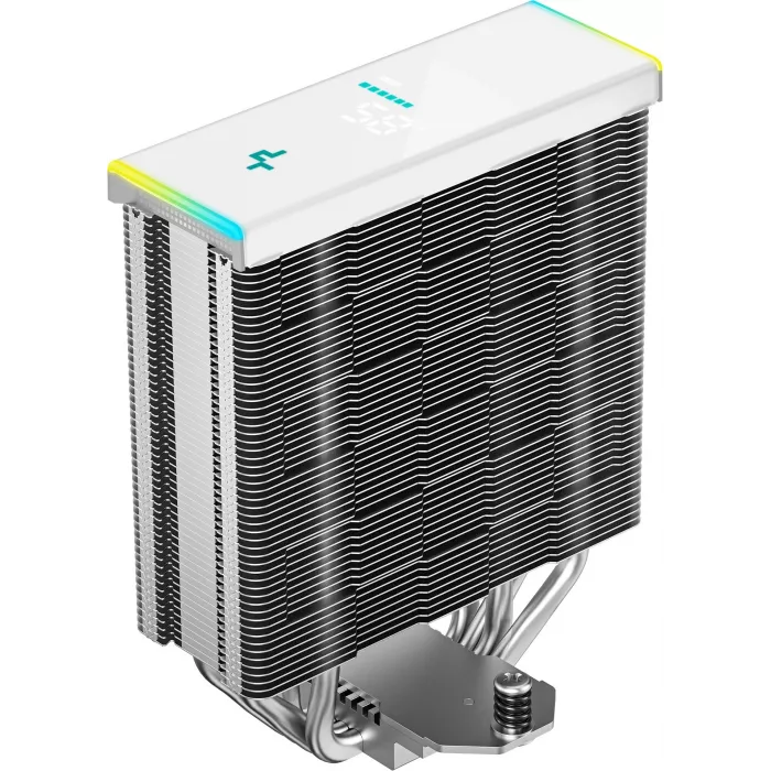 Устройство охлаждения(кулер) Deepcool AK400 Digital SE Wh ARGB Soc-AM5/AM4/1200/1700/1851 белый 4-pin 19-28dB Al+Cu LCD 220W 812gr Ret (R-AK400-WHADMN-GJD)