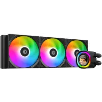 Система водяного охлаждения ID-Cooling FX360 LCD ARGB Soc-AM5/AM4/1200/1700/1851 черный 4-pin 27.2dB Al LCD 350W Ret