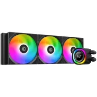 Система водяного охлаждения ID-Cooling FX360 TD ARGB Soc-AM5/AM4/1200/1700/1851 черный 4-pin 27.2dB Al+Cu LCD 350W Ret