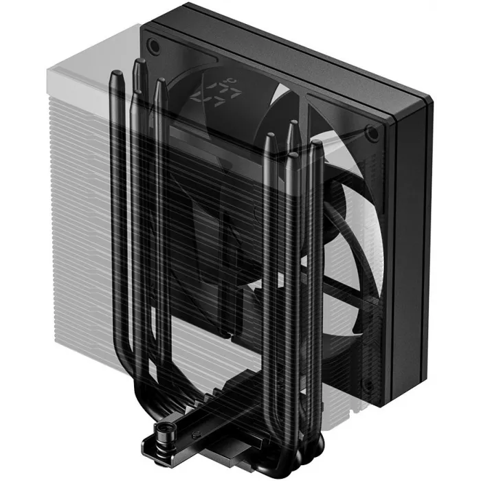 Устройство охлаждения(кулер) ID-Cooling Frozn A410 TD Soc-AM5/AM4/1200/1700/1851 черный 4-pin 29.85dB Al+Cu LCD 220W 750gr Ret