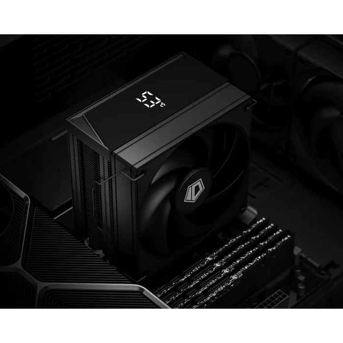 Устройство охлаждения(кулер) ID-Cooling Frozn A410 TD Soc-AM5/AM4/1200/1700/1851 черный 4-pin 29.85dB Al+Cu LCD 220W 750gr Ret