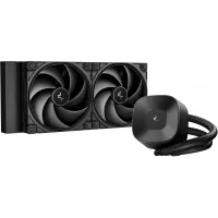 Система водяного охлаждения Deepcool LE240 V2 Zero нет подсветки Soc-AM5/AM4/1200/1700/1851 черный 4-pin 28.2-31.6dB Al 220W 1266gr Ret (R-LE240ZERO-BKLNMD-G-1)