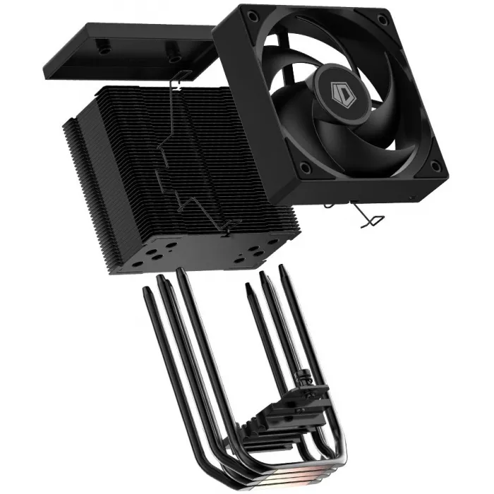 Устройство охлаждения(кулер) ID-Cooling SE-904-XT Soc-AM5/AM4/1200/1700/1851 черный 4-pin 14-29.1dB Al+Cu 180W 430gr Ret (SE-904-XT BLACK)
