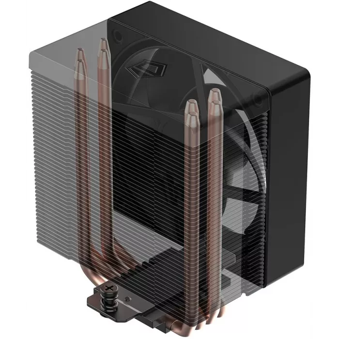 Устройство охлаждения(кулер) ID-Cooling SE-904-XT Soc-AM5/AM4/1200/1700/1851 черный 4-pin 14-29.1dB Al+Cu 180W 430gr Ret (SE-904-XT BLACK)