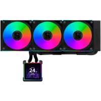 Система водяного охлаждения Lian-Li HydroShift II LCD-S 360CL ARGB Soc-AM5/AM4/1700/1851 черный 4-pin 30dB Al LCD Ret (G89.GHS2LCDS36CB.R0)