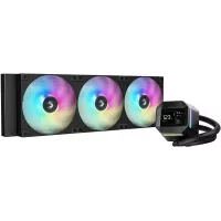 Система водяного охлаждения Deepcool LM420 ARGB Soc-AM5/AM4/1200/1700/1851 черный 4-pin 25.2dB Al LCD 350W 2176gr Ret (R-LM420-BKDMMC-1)