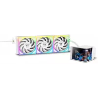 Система водяного охлаждения Thermaltake MAGCurve 360 Ultra Snow ARGB Soc-AM5/AM4/1200/1700/1851 белый 4-pin 32.8-35.1dB Al LCD Ret (CL-W454- PL12SW-A)