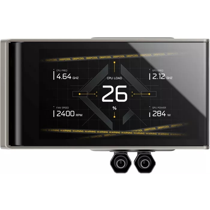 Система водяного охлаждения Deepcool LT360 Vision ARGB Soc-AM5/AM4/1200/1700/1851 черный 4-pin 33.66dB Al LCD 350W 1768gr Ret (R-LT360VISION-BKAMMC-G-1)