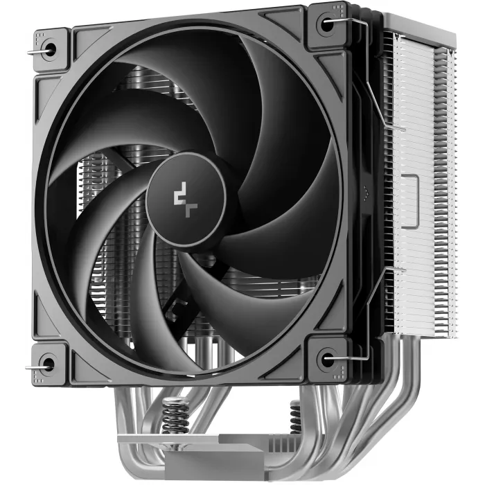 Устройство охлаждения(кулер) Deepcool AG600 нет подсветки Soc-AM5/AM4/1200/1700/1851 серебристый/черный 4-pin 29.22dB Al+Cu 260W 686gr Ret (R-AG600-BKNPMG2-G)