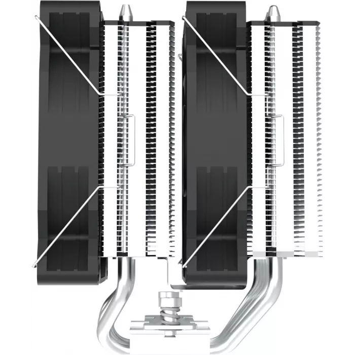 Устройство охлаждения(кулер) Zalman CNPS12X BP нет подсветки Soc-AM5/AM4/1200/1700/1851 черный 4-pin 32.2dB Al+Cu 260W 750gr Ret