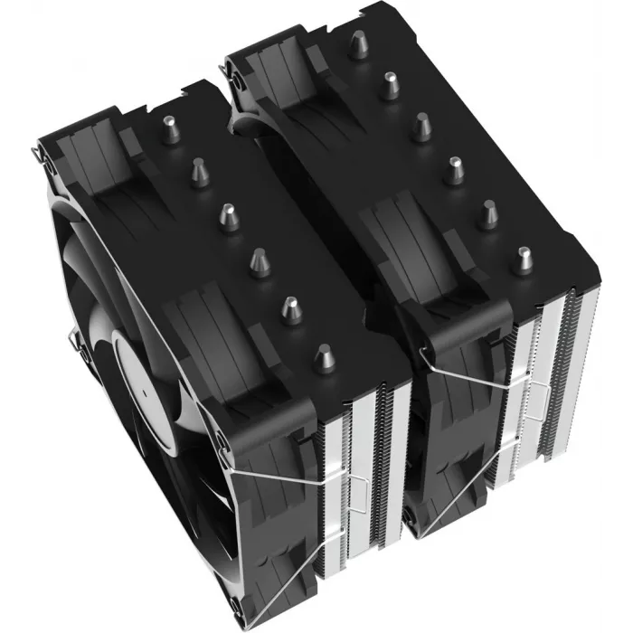 Устройство охлаждения(кулер) Zalman CNPS12X BP нет подсветки Soc-AM5/AM4/1200/1700/1851 черный 4-pin 32.2dB Al+Cu 260W 750gr Ret