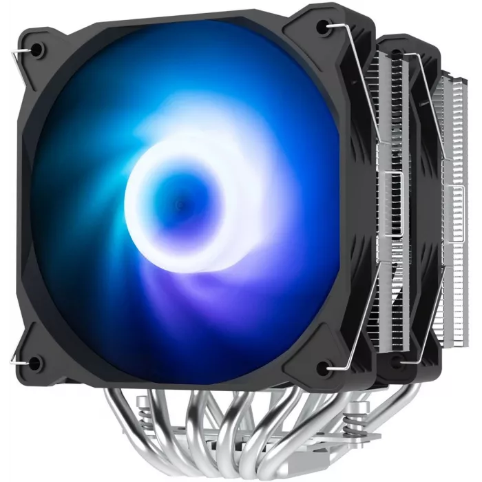 Устройство охлаждения(кулер) Zalman CNPS12X BP ARGB Soc-AM5/AM4/1200/1700/1851 черный 4-pin 32.2dB Al+Cu 260W 750gr Ret (CNPS12X BP ARGB)