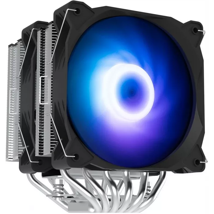 Устройство охлаждения(кулер) Zalman CNPS12X BP ARGB Soc-AM5/AM4/1200/1700/1851 черный 4-pin 32.2dB Al+Cu 260W 750gr Ret (CNPS12X BP ARGB)