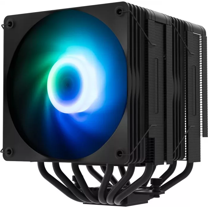 Устройство охлаждения(кулер) Zalman CNPS15X BP ARGB Soc-AM5/AM4/1200/1700/1851 черный 4-pin 32.2dB Al+Cu 285W 1170gr Ret (CNPS15X BP ARGB BLACK)