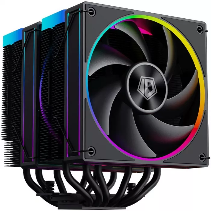 Устройство охлаждения(кулер) ID-Cooling Frozn A620 ARGB Soc-AM5/AM4/1200/1700/1851 черный 4-pin 29.9dB Al+Cu 270W 1200gr Ret (FROZN A620 ARGB)