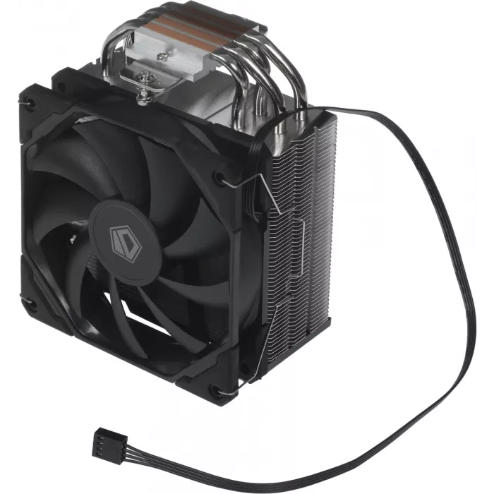 Устройство охлаждения(кулер) ID-Cooling SE-214-XT Basic Soc-AM5/AM4/1200/1700/1851 черный 4-pin 16-27dB Al+Cu 180W 500gr Ret