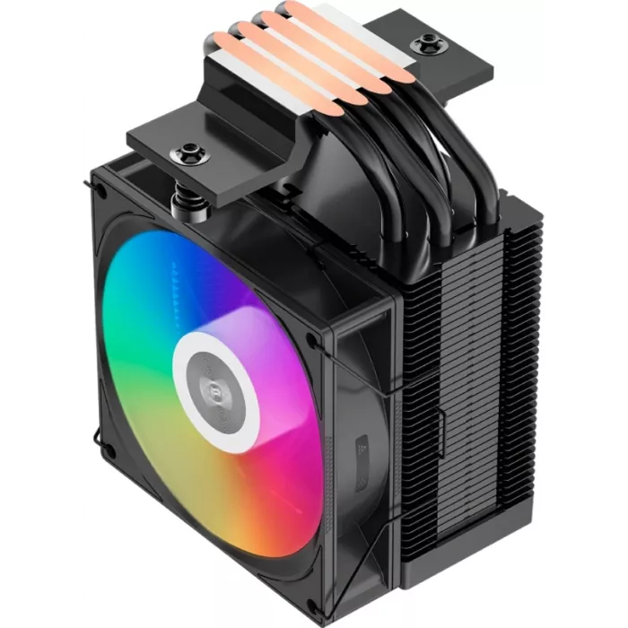 Устройство охлаждения(кулер) PcCooler R400 ARGB Soc-AM5/AM4/1200/1700/1851 черный 4-pin 18-30dB Al+Cu 180W Ret (R400-BKAWYX-US)