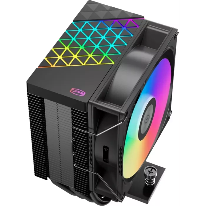Устройство охлаждения(кулер) PcCooler R400 ARGB Soc-AM5/AM4/1200/1700/1851 черный 4-pin 18-30dB Al+Cu 180W Ret (R400-BKAWYX-US)