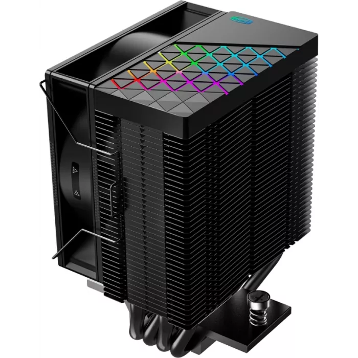 Устройство охлаждения(кулер) PcCooler R400 ARGB Soc-AM5/AM4/1200/1700/1851 черный 4-pin 18-30dB Al+Cu 180W Ret (R400-BKAWYX-US)