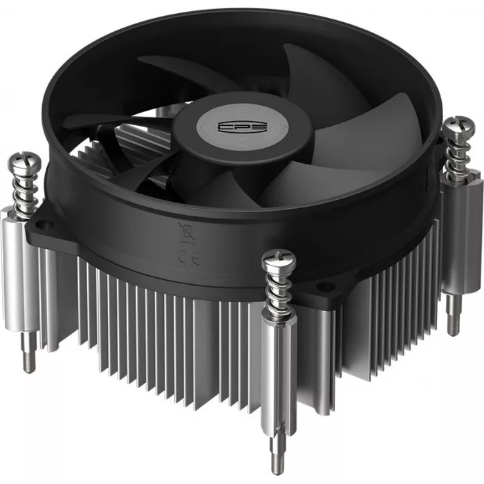 Устройство охлаждения(кулер) PcCooler R95-I Soc-1200/1700/1851 серебристый/черный 4-pin 31.2dB Al+Cu 95W 400gr Ret (R95-XXNIXX-GL)