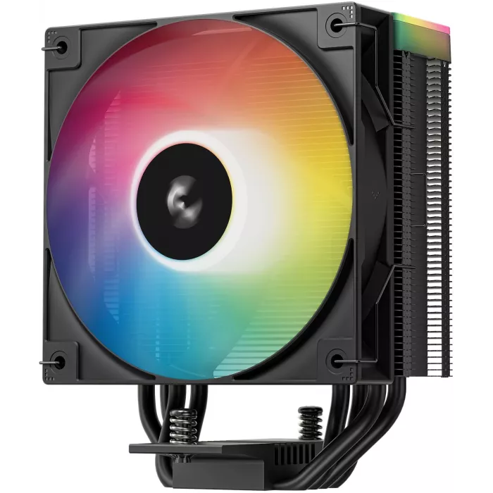 Устройство охлаждения(кулер) Deepcool AG400 Bk V2 ARGB Soc-AM5/AM4/1200/1700/1851 черный 4-pin 31.6dB Al+Cu 220W 643gr Ret (R-AG400-BKAMMN-GJD)