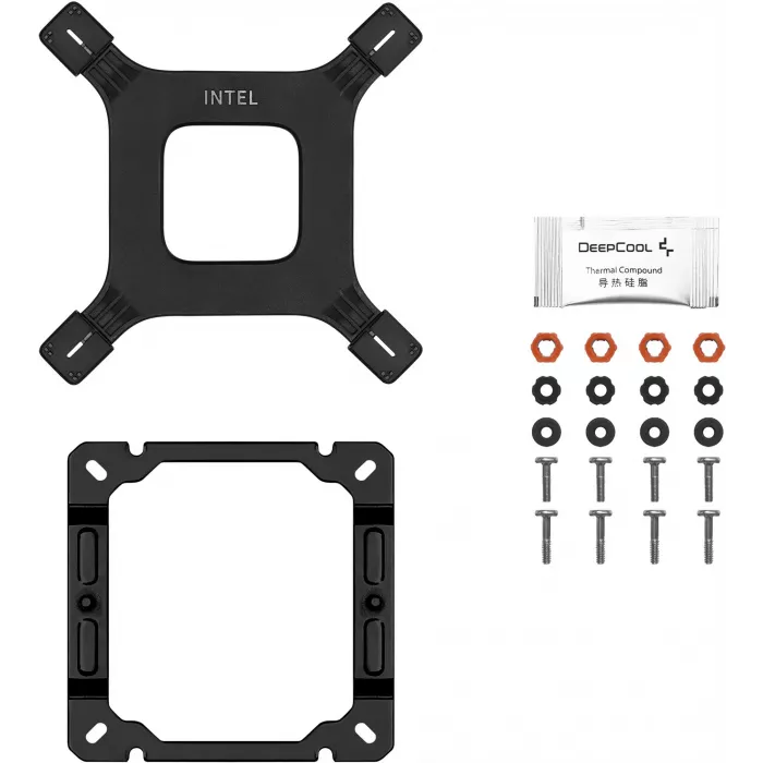 Устройство охлаждения(кулер) Deepcool AG400 Bk V2 ARGB Soc-AM5/AM4/1200/1700/1851 черный 4-pin 31.6dB Al+Cu 220W 643gr Ret (R-AG400-BKAMMN-GJD)