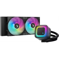 Система водяного охлаждения Deepcool LE240 V2 ARGB Soc-AM5/AM4/1200/1700/1851 черный 4-pin 28.2-31.6dB Al 220W 1359gr Ret (R-LE240-BKAMMC-G-2)