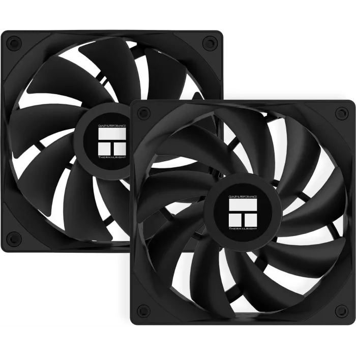 Устройство охлаждения(кулер) Thermalright Burst Assassin Vision 120 Soc-AM5/AM4/1200/1700/1851 черный 4-pin 25.6dB Al+Cu LCD Ret (BA120-VISION-BL)