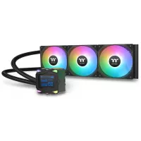Система водяного охлаждения Thermaltake LA360-S ARGB Soc-AM5/AM4/1200/1700/1851 черный 4-pin 38.35dB Al LCD 360W Ret (CL-W462-PL12SW-A)