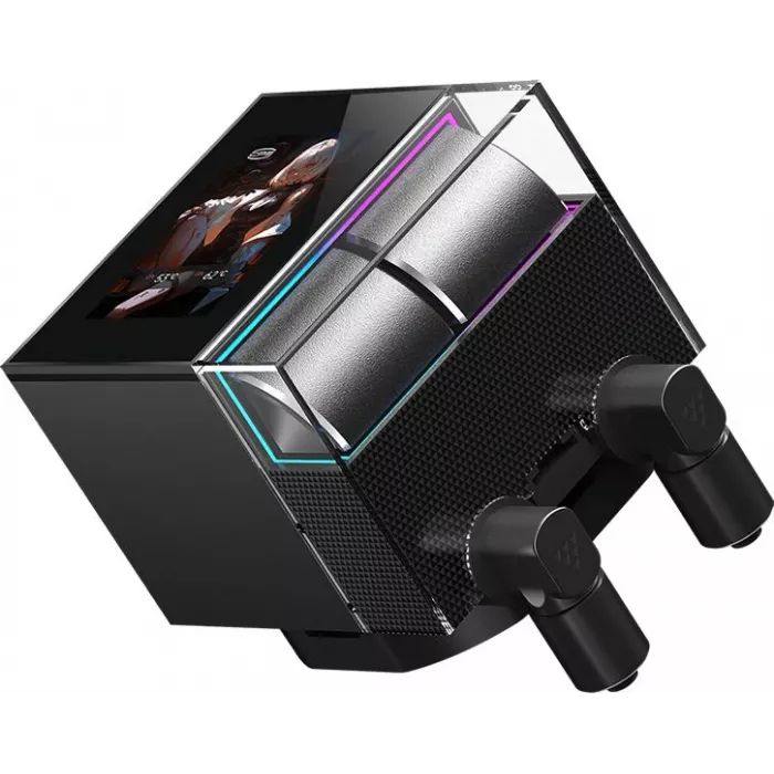 Система водяного охлаждения PcCooler DS360 Display ARGB Soc-AM5/AM4/1200/1700/1851 черный 4-pin 39.8dB Al LCD 310W Ret (DS360-BKAWXY-GL)