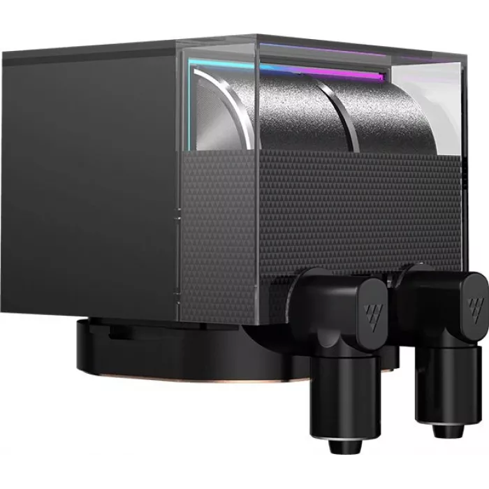 Система водяного охлаждения PcCooler DS360 Display ARGB Soc-AM5/AM4/1200/1700/1851 черный 4-pin 39.8dB Al LCD 310W Ret (DS360-BKAWXY-GL)