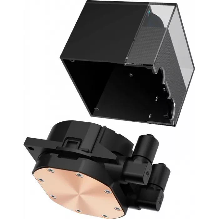 Система водяного охлаждения PcCooler DS360 Display ARGB Soc-AM5/AM4/1200/1700/1851 черный 4-pin 39.8dB Al LCD 310W Ret (DS360-BKAWXY-GL)
