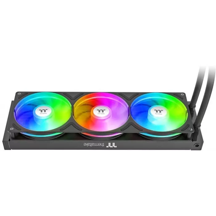Система водяного охлаждения Thermaltake TH360-S V3 ARGB Soc-AM5/AM4/1200/1700/1851 черный 4-pin 37.8dB Al LCD 365W Ret (CL-W470-PL12SW-A)