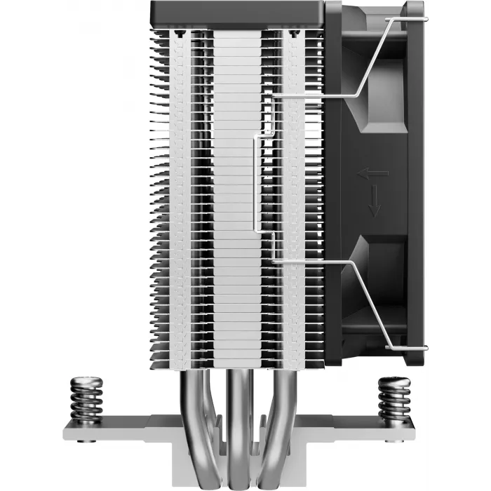 Устройство охлаждения(кулер) Deepcool AG300 G2 Soc-AM5/AM4/1200/1700/1851 серебристый/черный 4-pin 24.59-31dB Al+Cu 160W 416gr Ret (R-AG300-BKAMMG2)