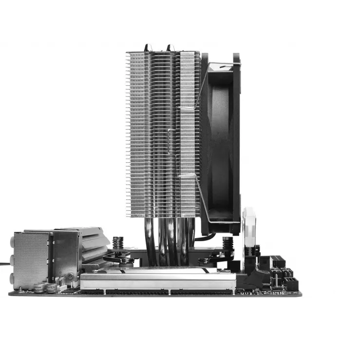Устройство охлаждения(кулер) ID-Cooling SE-224K-I Soc-1200/1700/1851 серебристый/черный 4-pin 15.2-32.5dB Al+Cu 220W 810gr Bulk (SE-224K-I BULK)