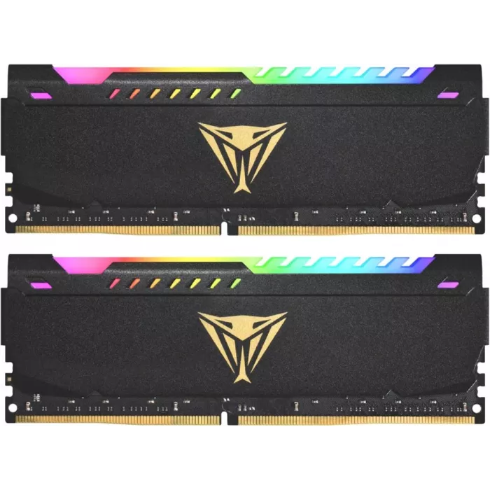 Память DDR4 2x16GB 3200MHz Patriot PVSR432G320C8K Viper Steel RGB RTL Gaming PC4-25600 CL18 DIMM UDIMM 288-pin 1.35В dual rank с радиатором Ret