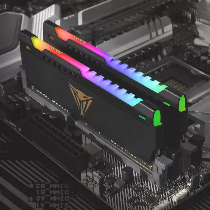 Память DDR4 2x16GB 3200MHz Patriot PVSR432G320C8K Viper Steel RGB RTL Gaming PC4-25600 CL18 DIMM UDIMM 288-pin 1.35В dual rank с радиатором Ret