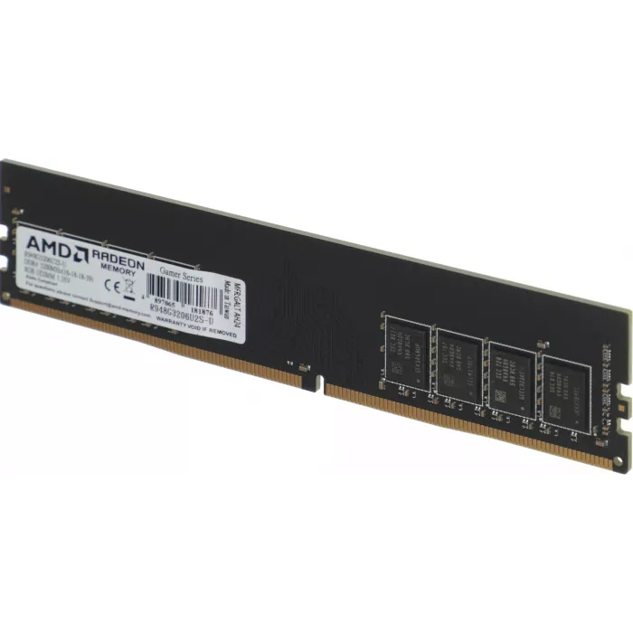 Память DDR4 8GB 3200MHz AMD R948G3206U2S-U Radeon R9 Gamer Series RTL Gaming PC4-25600 CL16 DIMM UDIMM 288-pin 1.35В Ret