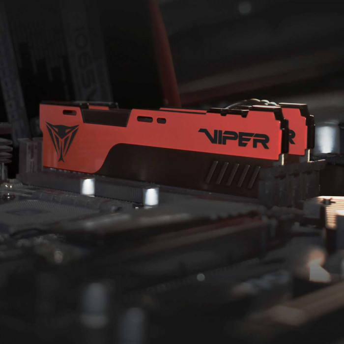 Память DDR4 8GB 3200MHz Patriot PVE248G320C8 Viper Elite II RTL Gaming PC4-25600 CL18 DIMM UDIMM 288-pin 1.35В с радиатором Ret