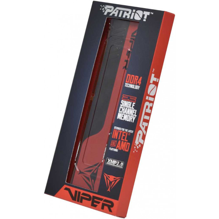 Память DDR4 8GB 3200MHz Patriot PVE248G320C8 Viper Elite II RTL Gaming PC4-25600 CL18 DIMM UDIMM 288-pin 1.35В с радиатором Ret