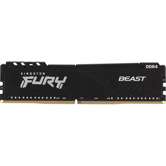 Память DDR4 16GB 3200MHz Kingston KF432C16BB1/16 Fury Beast Black RTL Gaming PC4-25600 CL16 DIMM UDIMM 288-pin 1.35В dual rank с радиатором Ret