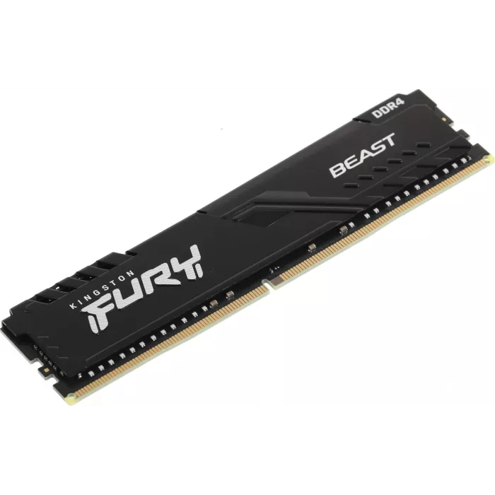 Память DDR4 16GB 3200MHz Kingston KF432C16BB1/16 Fury Beast Black RTL Gaming PC4-25600 CL16 DIMM UDIMM 288-pin 1.35В dual rank с радиатором Ret