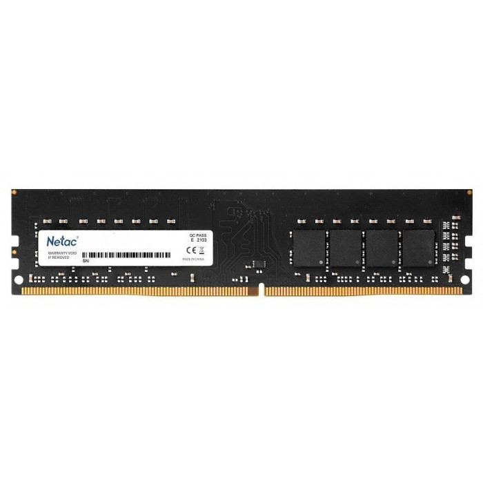 Память DDR4 16GB 2666MHz Netac NTBSD4P26SP-16 Basic RTL PC4-21300 CL19 DIMM UDIMM 288-pin 1.2В single rank Ret